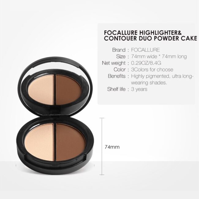 Face Highlighter & Bronzer Duo Focallure Pakistan Official Website