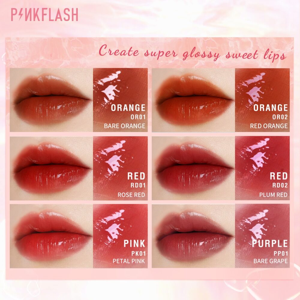 PinkFlash PF-L09 Watery Glam Lipgloss - Focallure Pakistan | Official ...